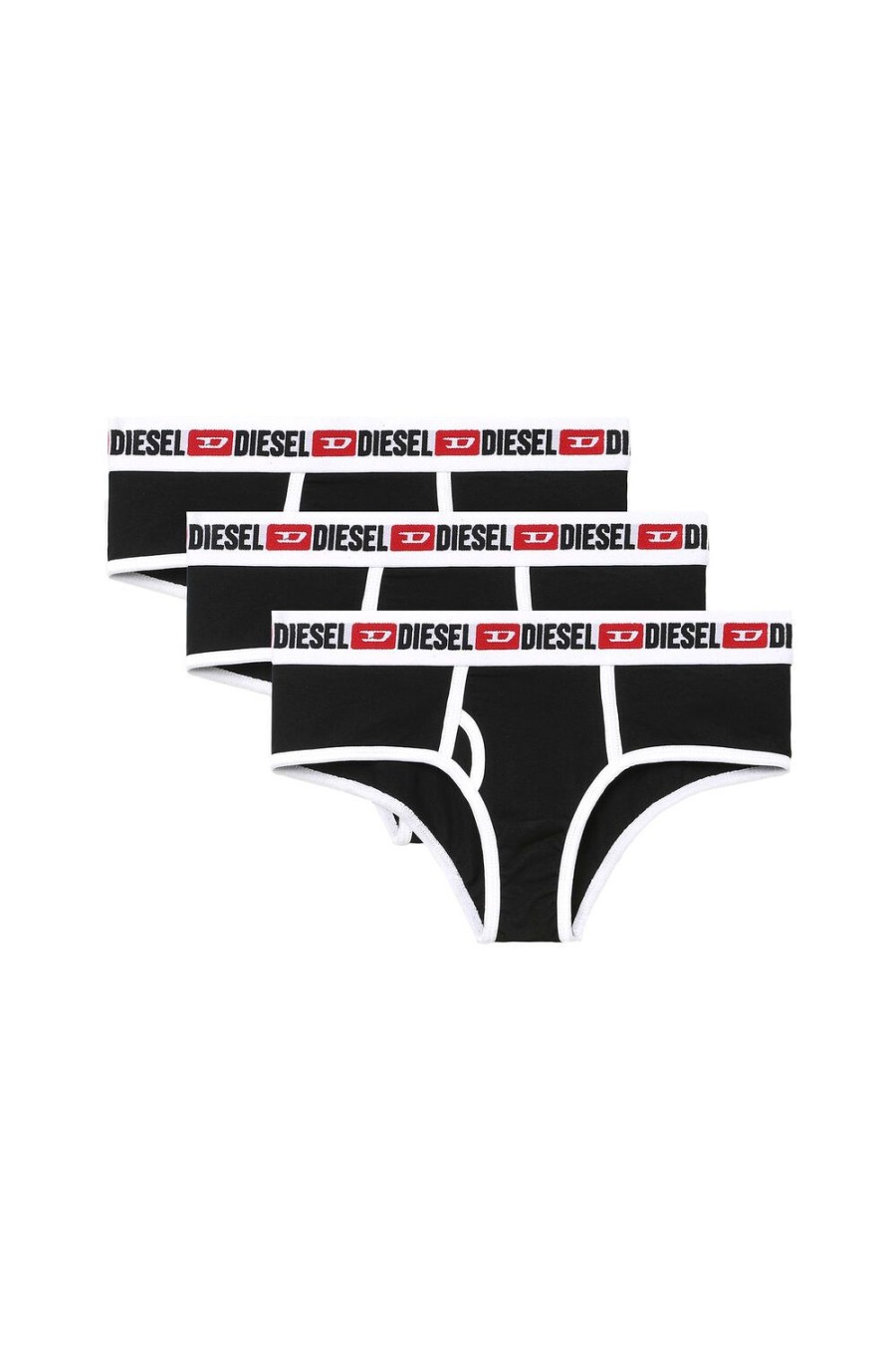 Women Diesel Underwear | Ufpn-Oxy-Threepack Black