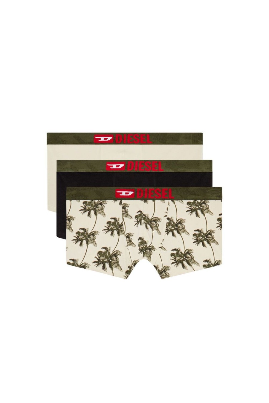 Men Diesel Underwear | Umbx-Damienthreepack Green/Black