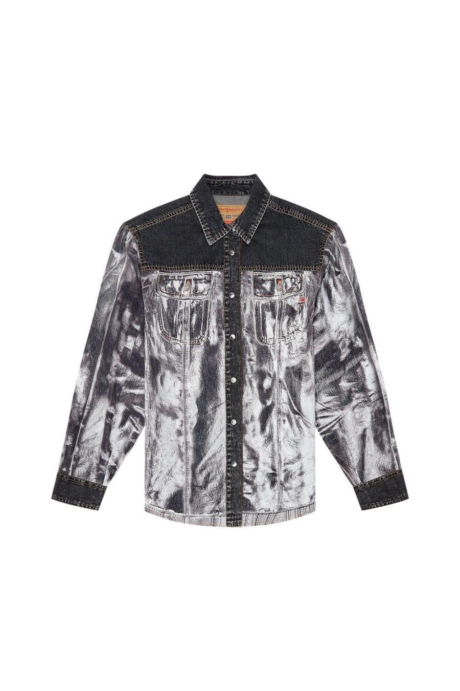 Women Diesel Shirts | C-Gilly-A Black/Grey