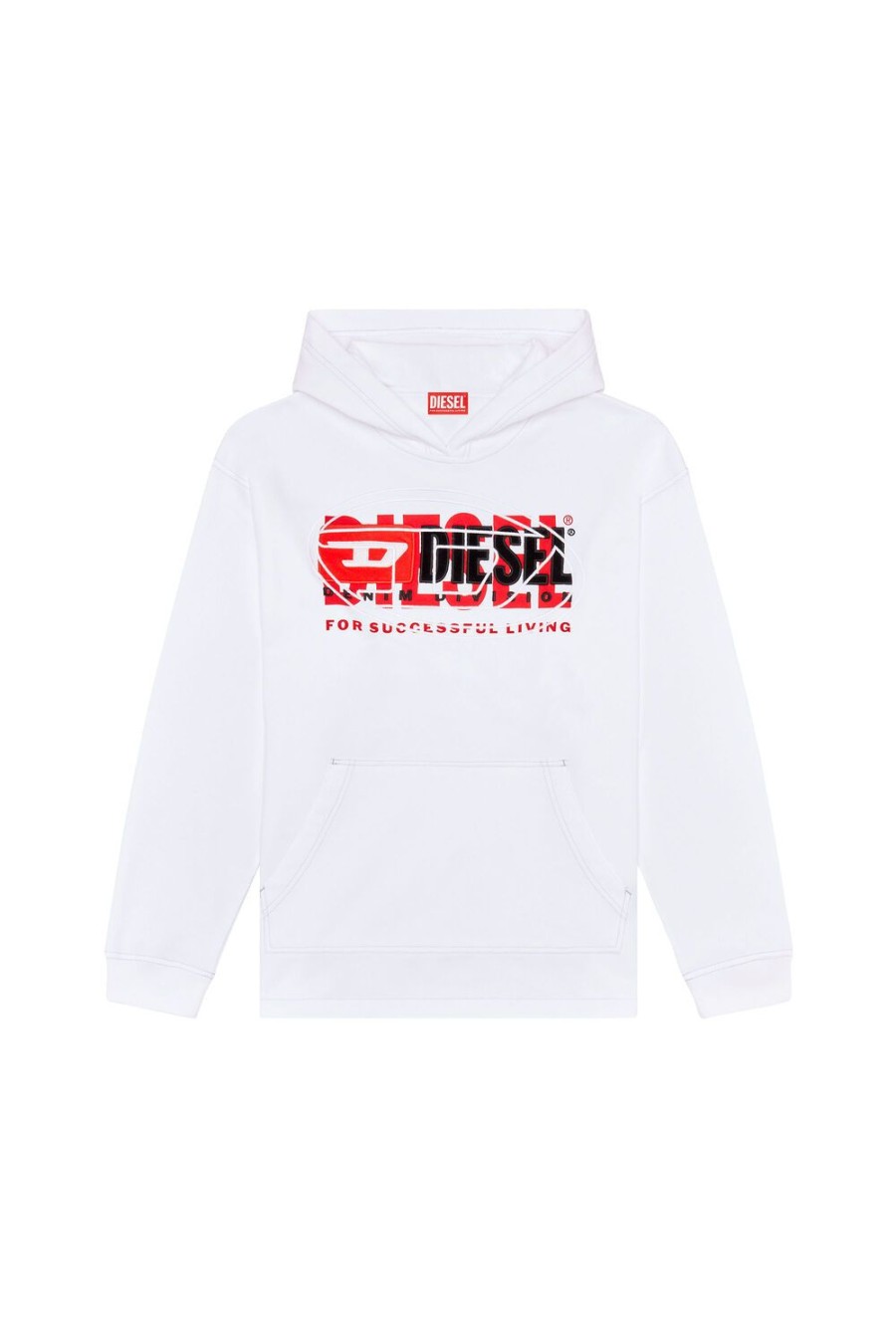 Men Diesel Sweaters | S-Baxt-Hood White