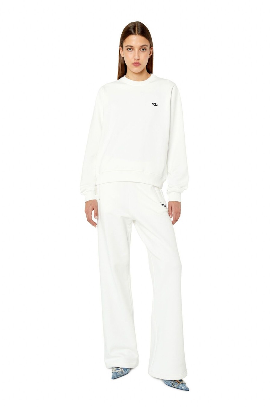 Women Diesel Trousers And Shorts | P-Zam-Doval-Pj White