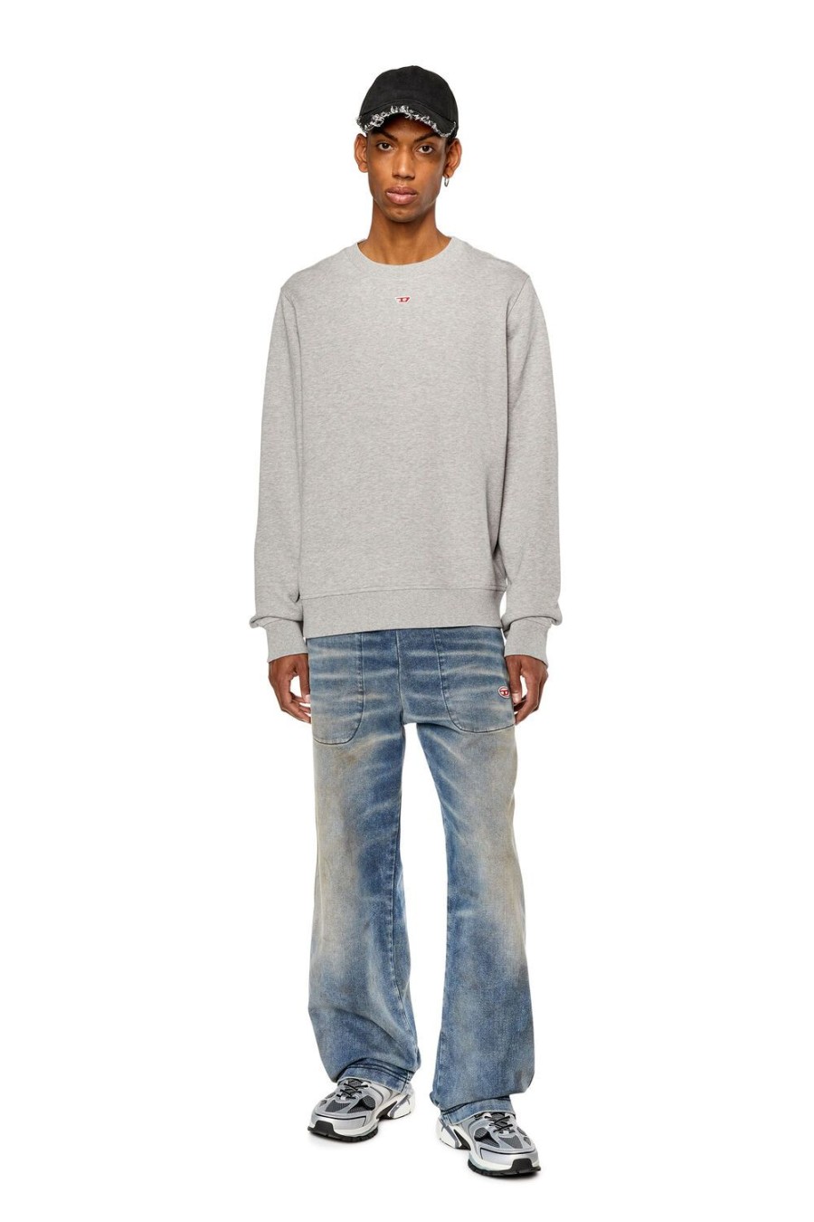 Men Diesel Sweaters | S-Ginn-D Grey