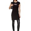 Women Diesel Dresses And Jumpsuits | D-Angiel Black/White