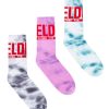 Men Diesel Socks | Skm-Ray-Threepack White/Violet