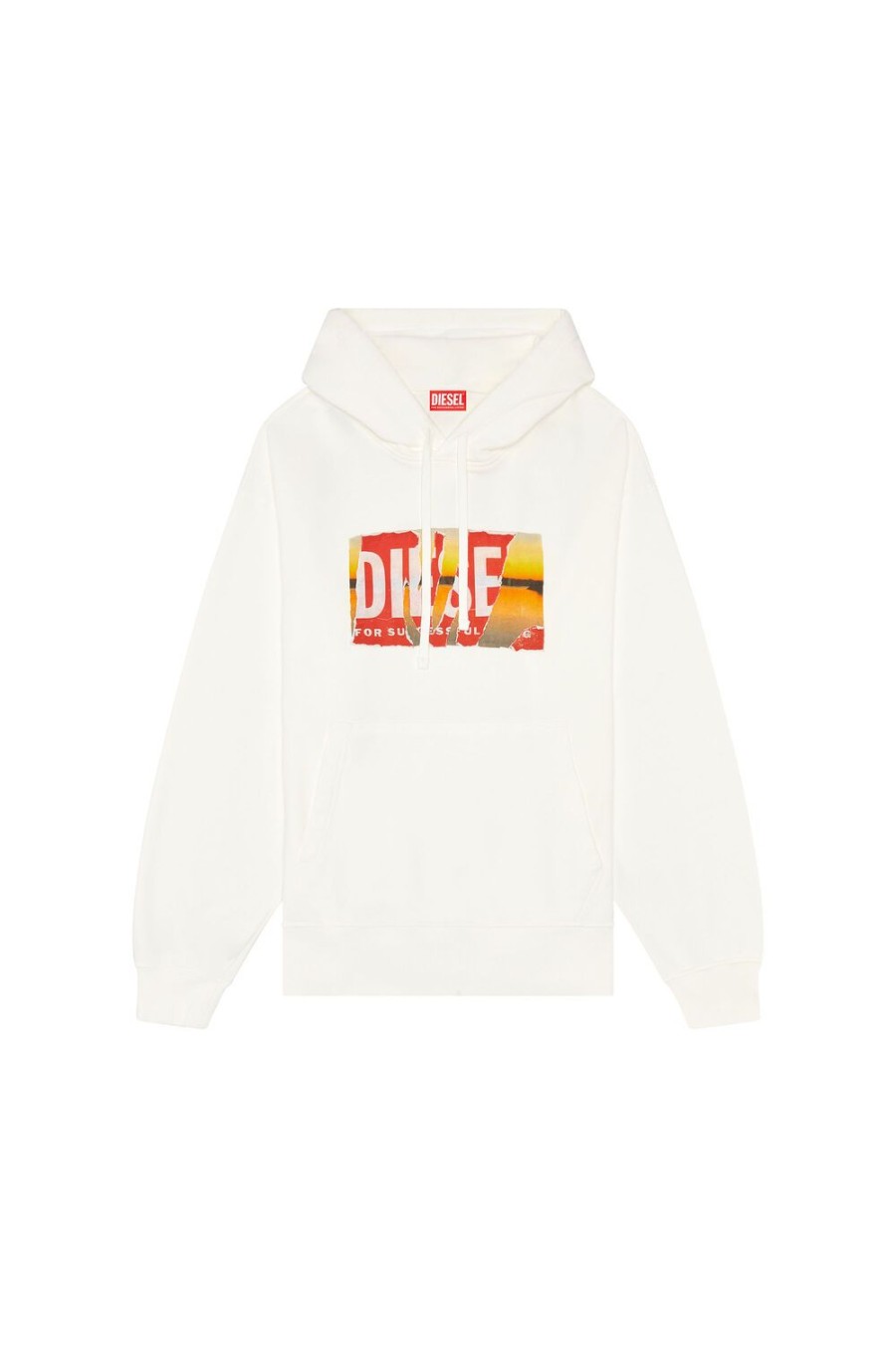 Men Diesel Sweaters | S-Macs-Hood-Poff-L1 White