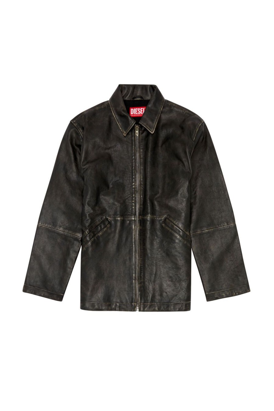 Men Diesel Outerwear And Jackets | L-Stoller-Treat Black