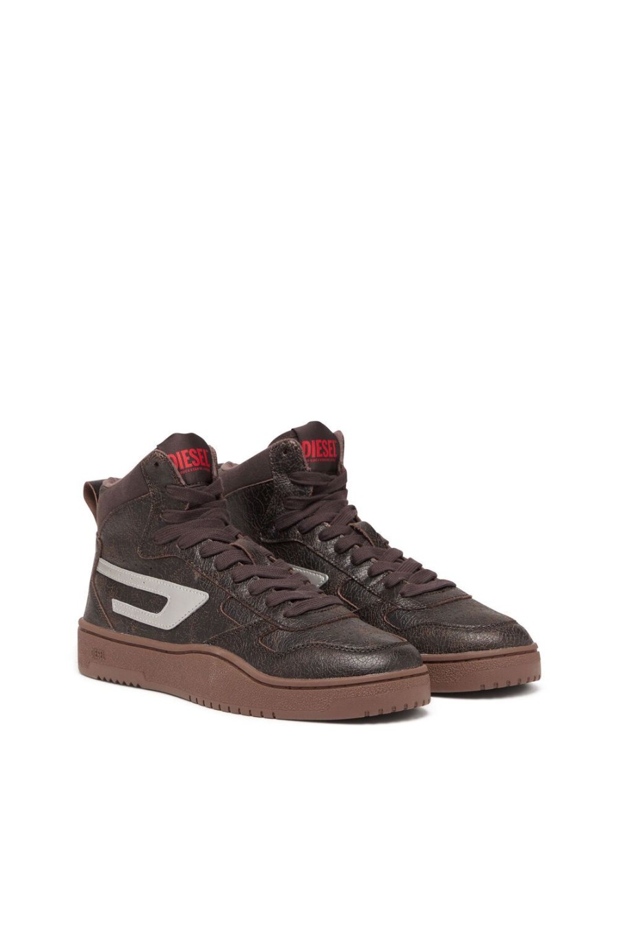 Men Diesel Sneakers | S-Ukiyo V2 Mid Brown/Grey