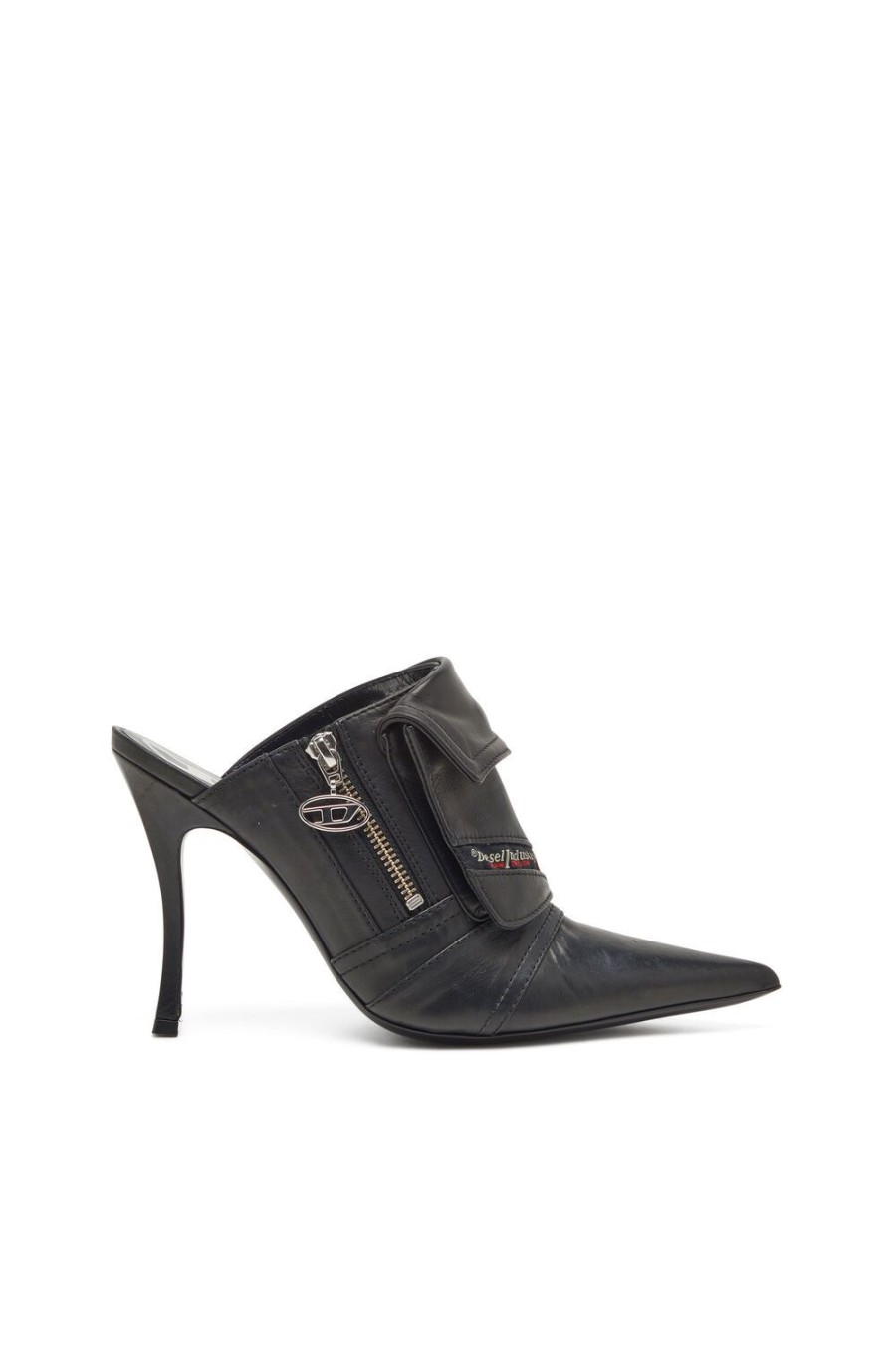 Women Diesel Mules | D-Venus Pocket Ml Black