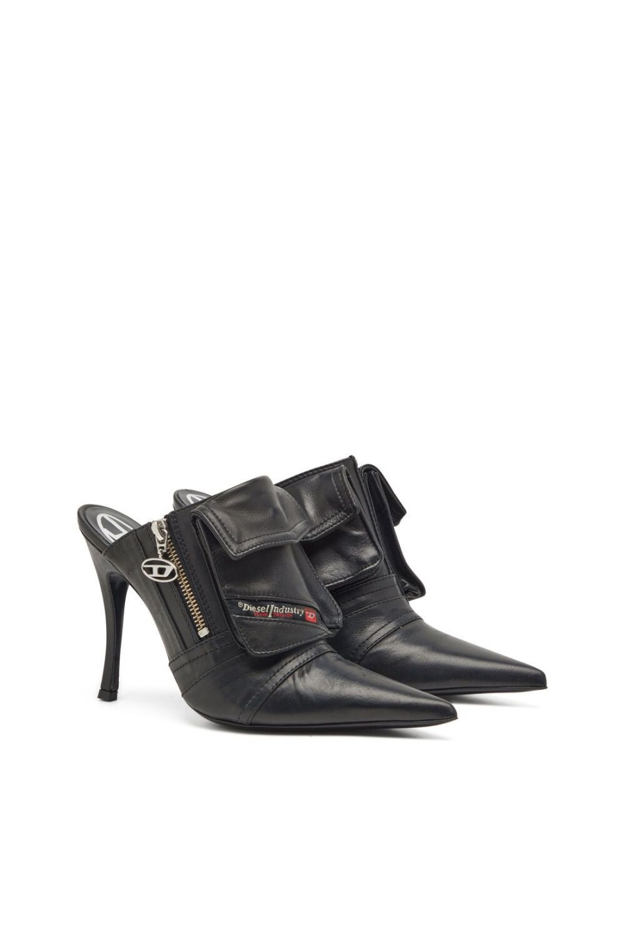 Women Diesel Mules | D-Venus Pocket Ml Black