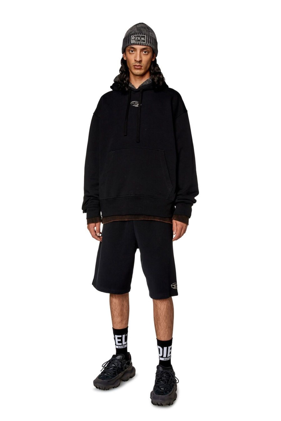 Men Diesel Sweaters | S-Macs-Hood-Od Black