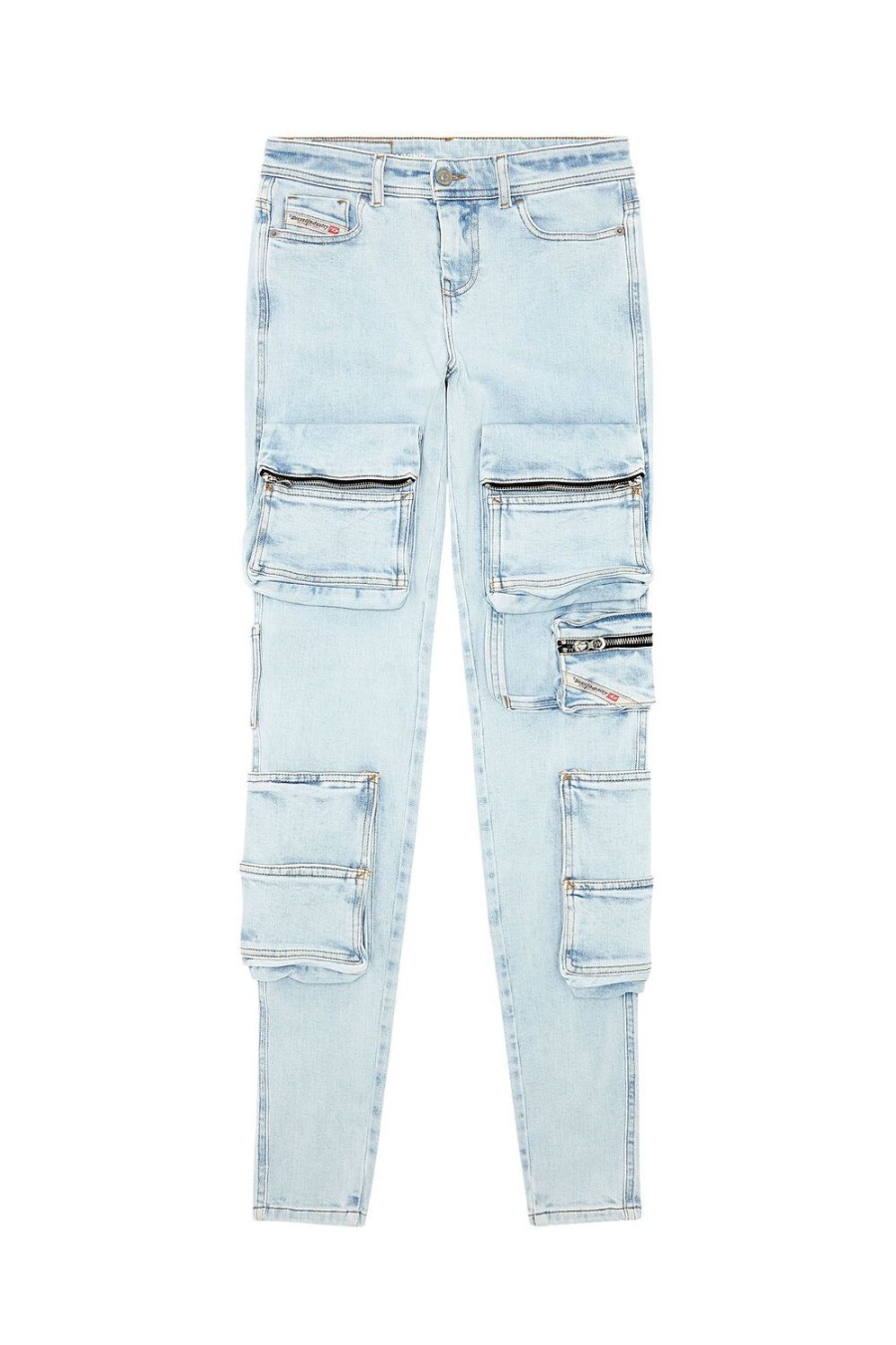 Women Diesel Jeans | Super Skinny Jeans 1984 Slandy-High 068Fu Light Blue