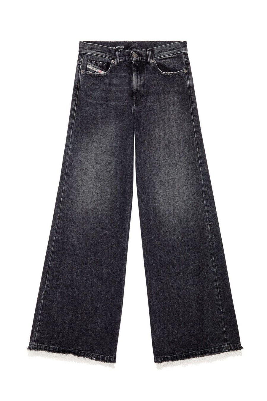 Women Diesel Jeans | Bootcut And Flare Jeans 1978 D-Akemi 007S2 Black/Dark Grey