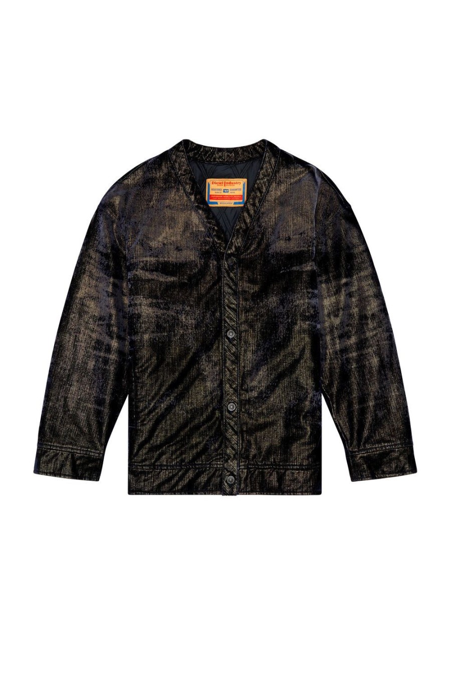 Men Diesel Outerwear And Jackets | D-Conf-S Black/Blue