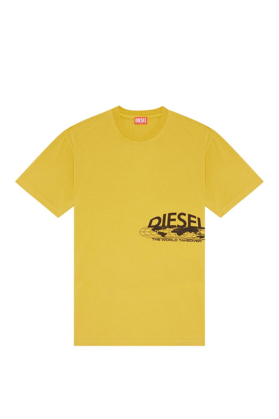 Men Diesel T-Shirts | T-Wash-L5 Yellow