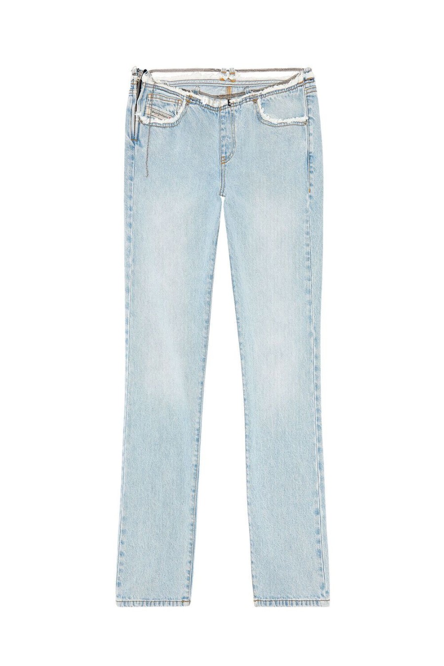 Women Diesel Jeans | Straight Jeans 2002 0Nlaa Light Blue