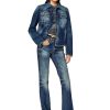 Women Diesel Outerwear And Jackets | De-Bonny-S Dark Blue