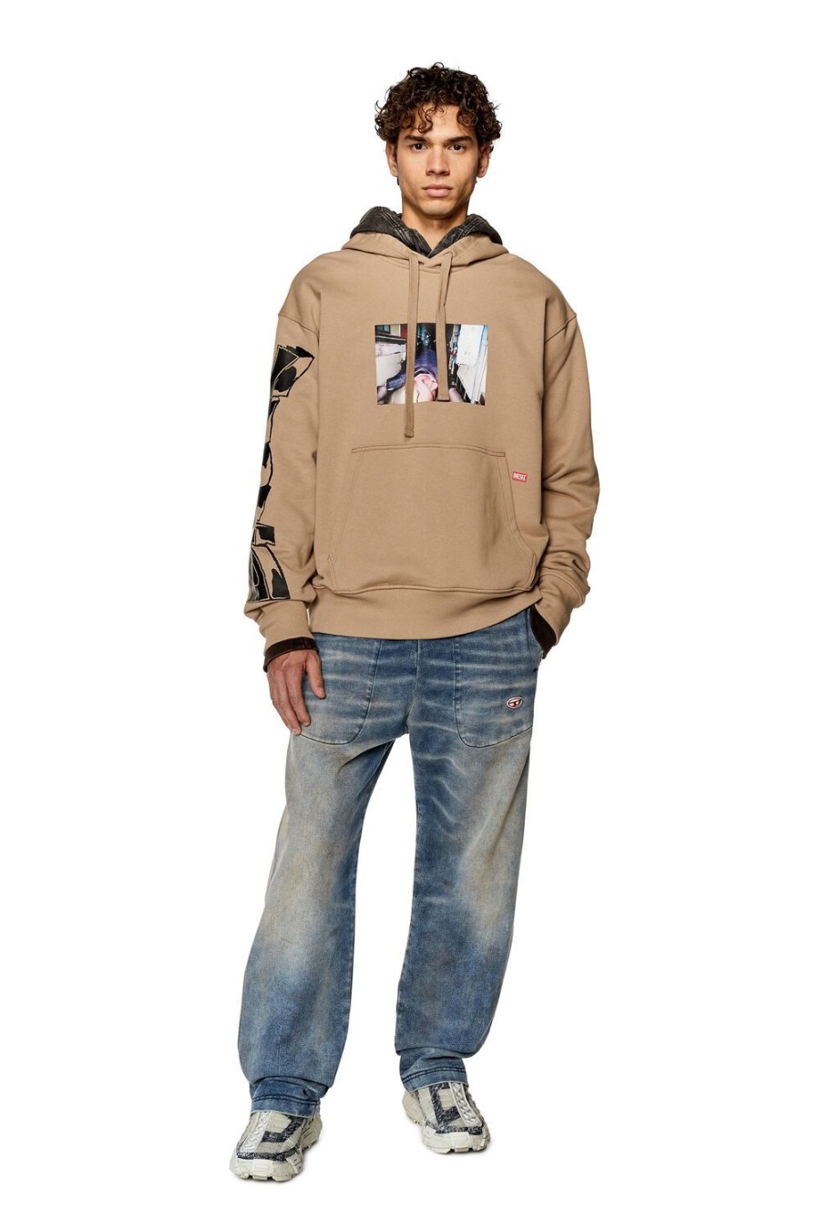 Men Diesel Sweaters | S-Macs-Hood-L3 Beige