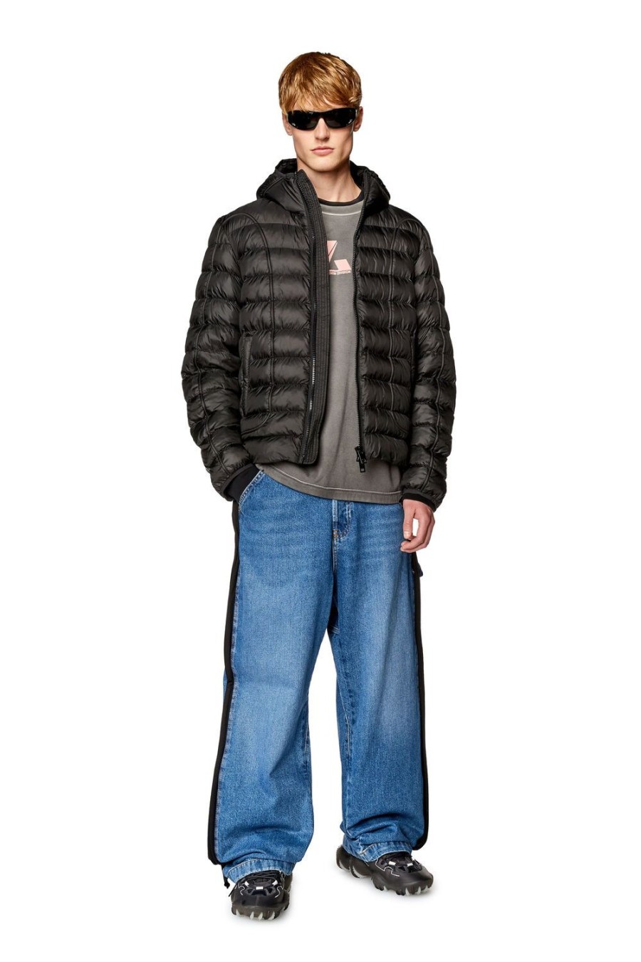 Men Diesel Outerwear And Jackets | W-Scottys Black