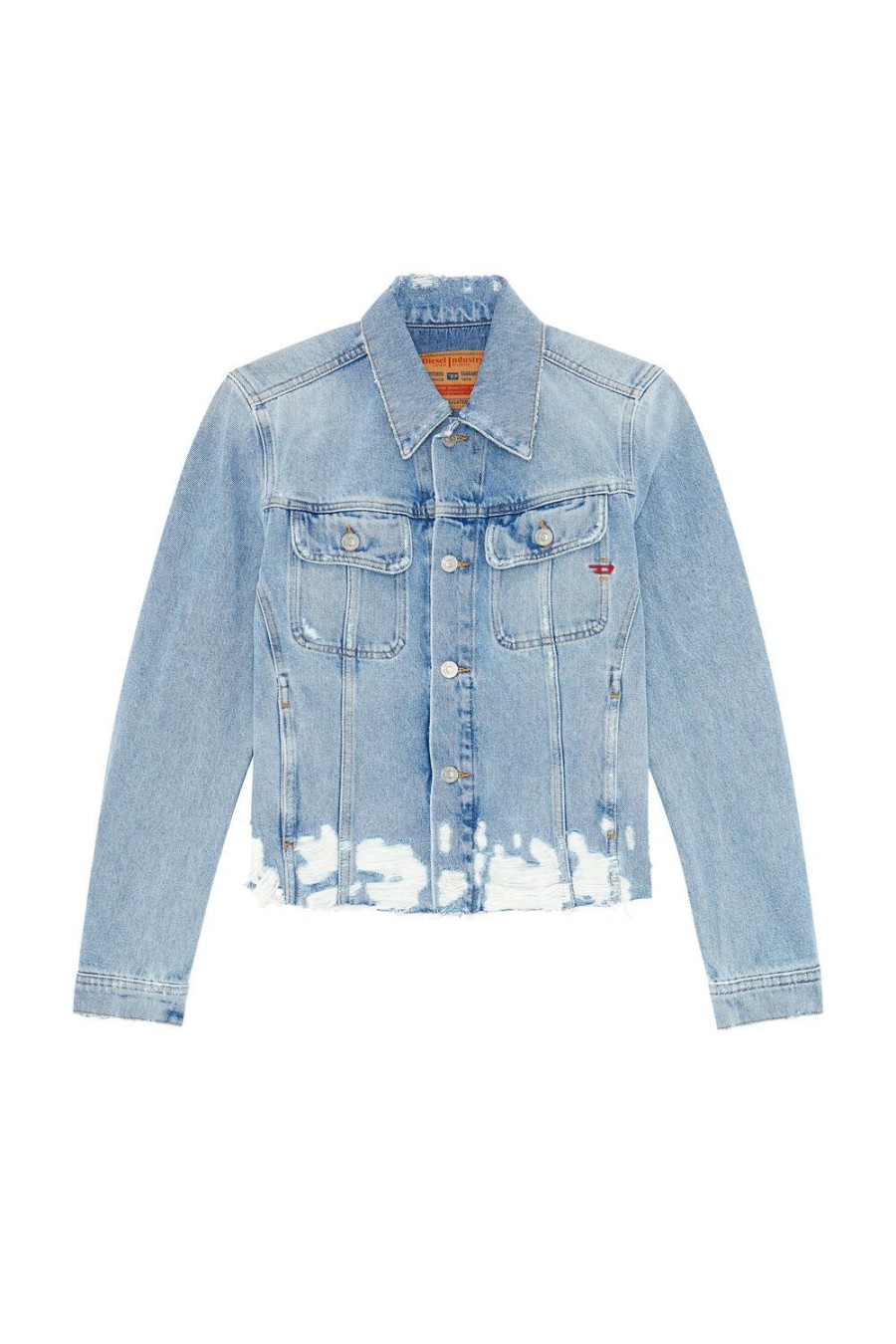 Women Diesel Outerwear And Jackets | De-Bonny-S3 Light Blue