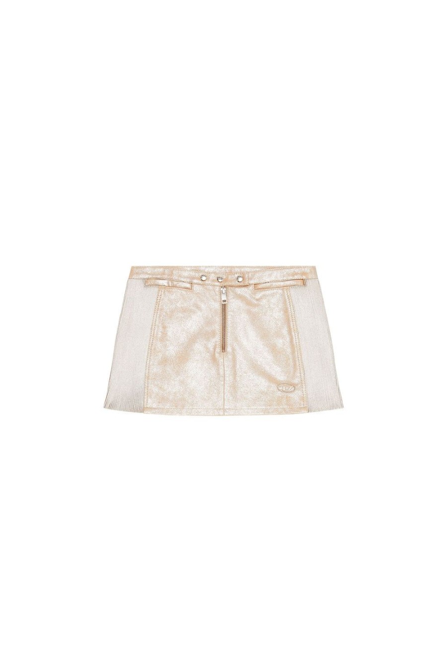 Women Diesel Skirts | L-Chiku-Silver Pink/Grey