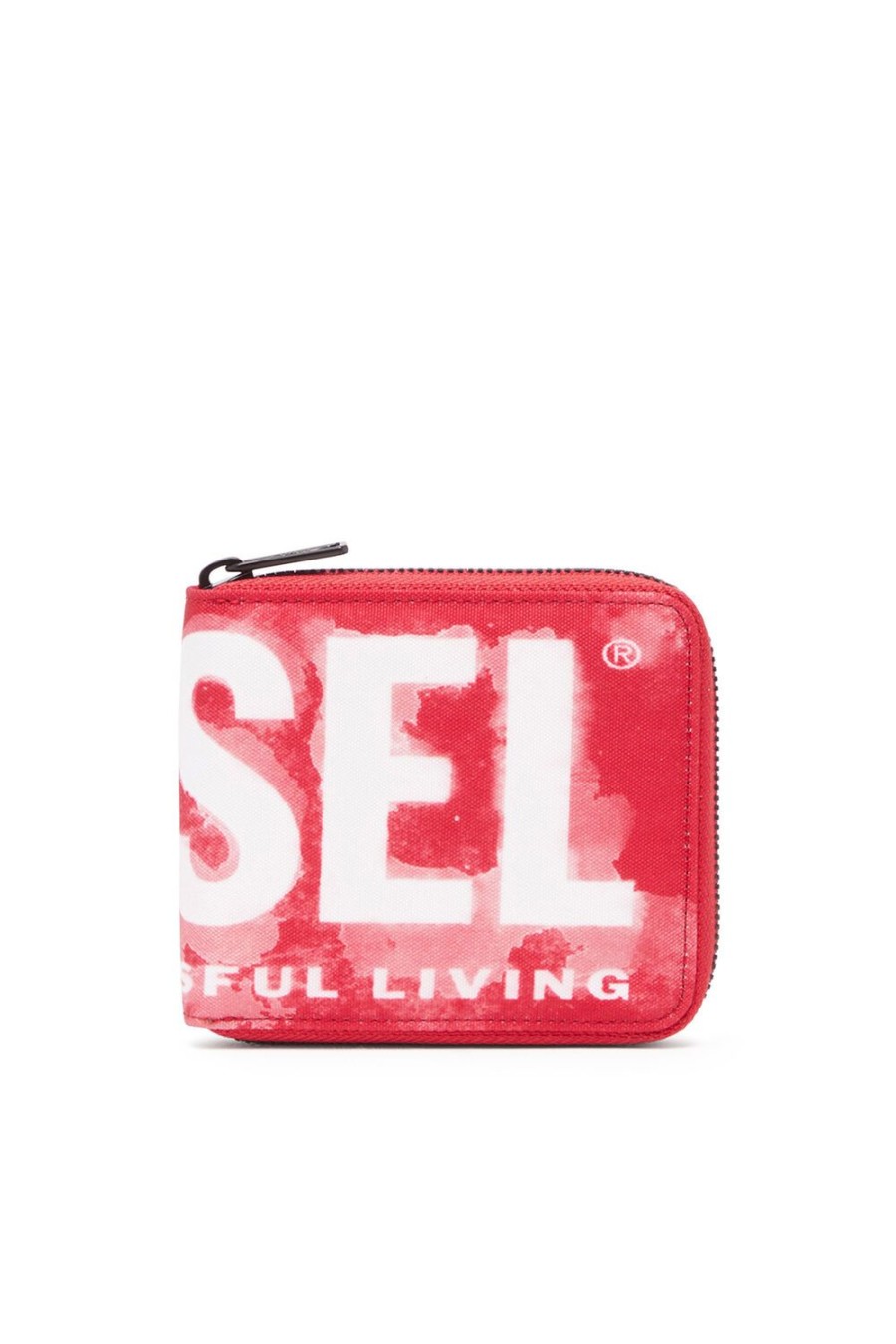 Women Diesel Wallets | Rave Bi-Fold Coin Zip Xs Red