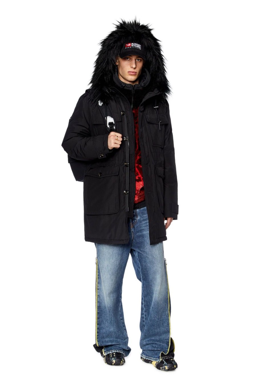 Men Diesel Outerwear And Jackets | W-Jorgy Black