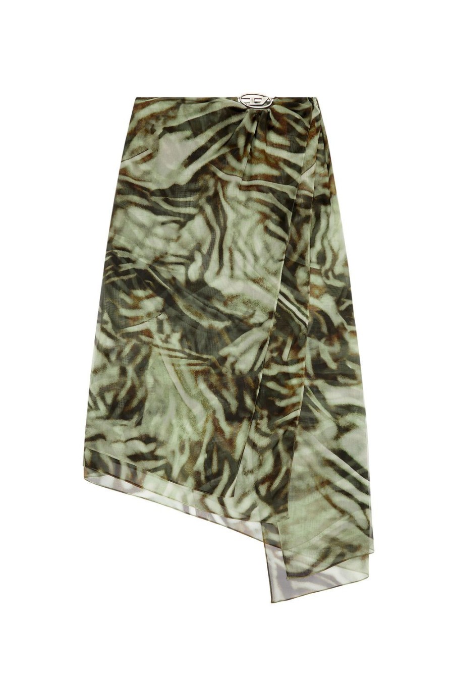 Women Diesel Skirts | O-Stent Military Green