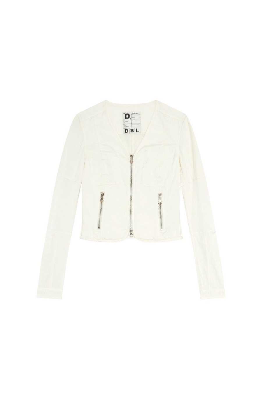 Women Diesel Outerwear And Jackets | G-Lan White