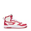 Women Diesel Sneakers | S-Ukiyo V2 Mid W White/Red