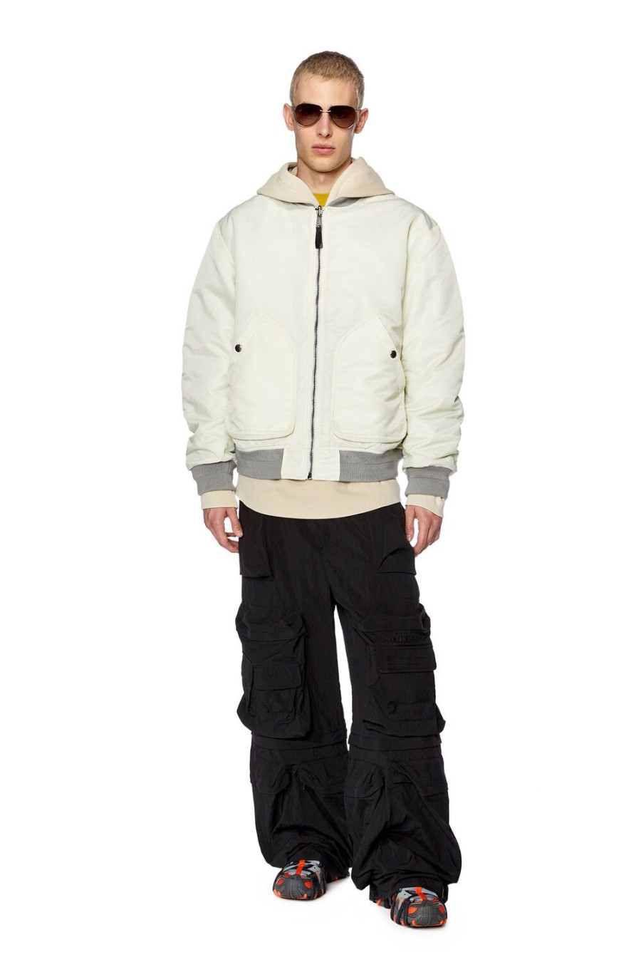 Men Diesel Outerwear And Jackets | J-Mattan White