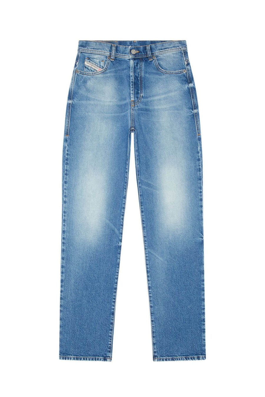 Women Diesel Jeans | Straight Jeans 1956 D-Tulip 007P9 Medium Blue