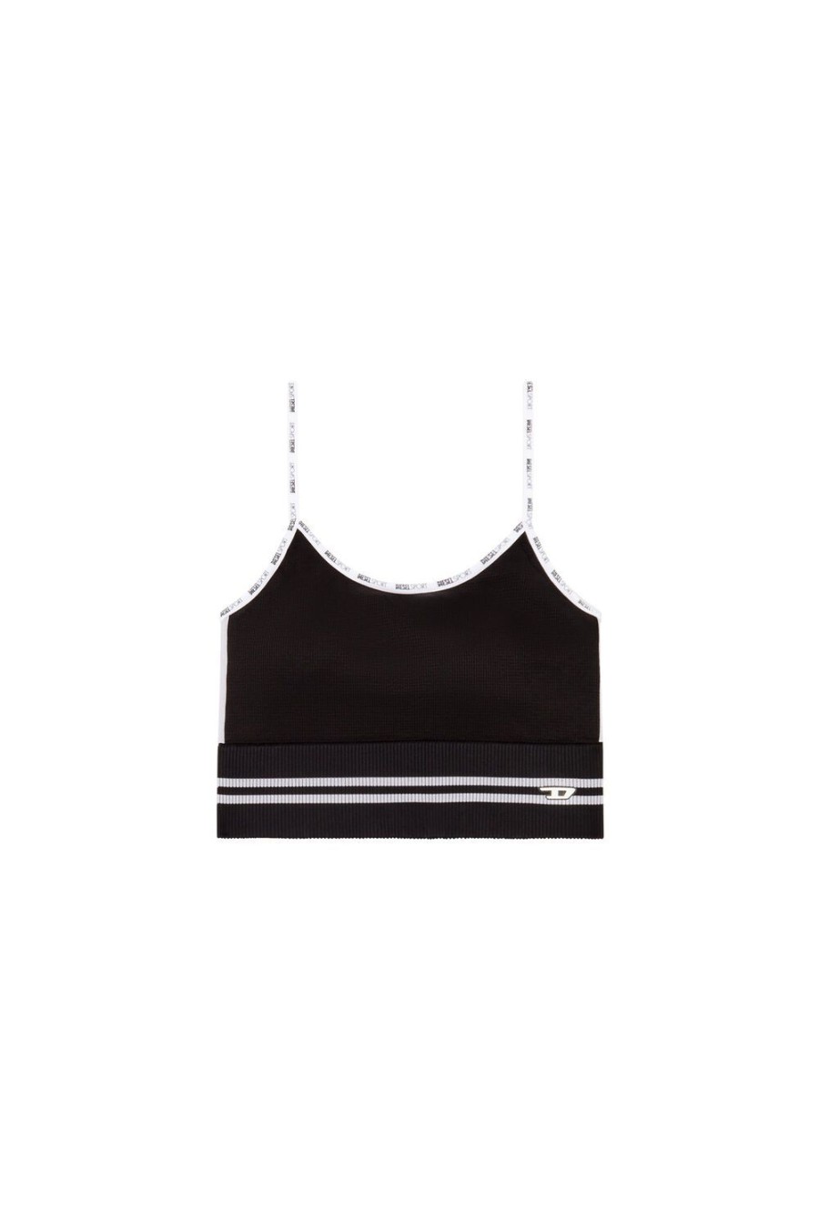 Women Diesel T-Shirts And Tops | Awb-Fanny-Wt27 Black