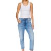 Women Diesel Jeans | Boyfriend Jeans Fayza 09G24 Light Blue