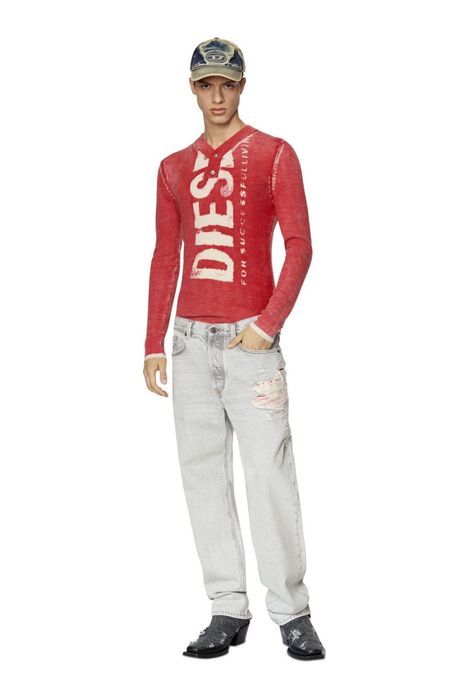 Men Diesel Knitwear | K-Atullus Red