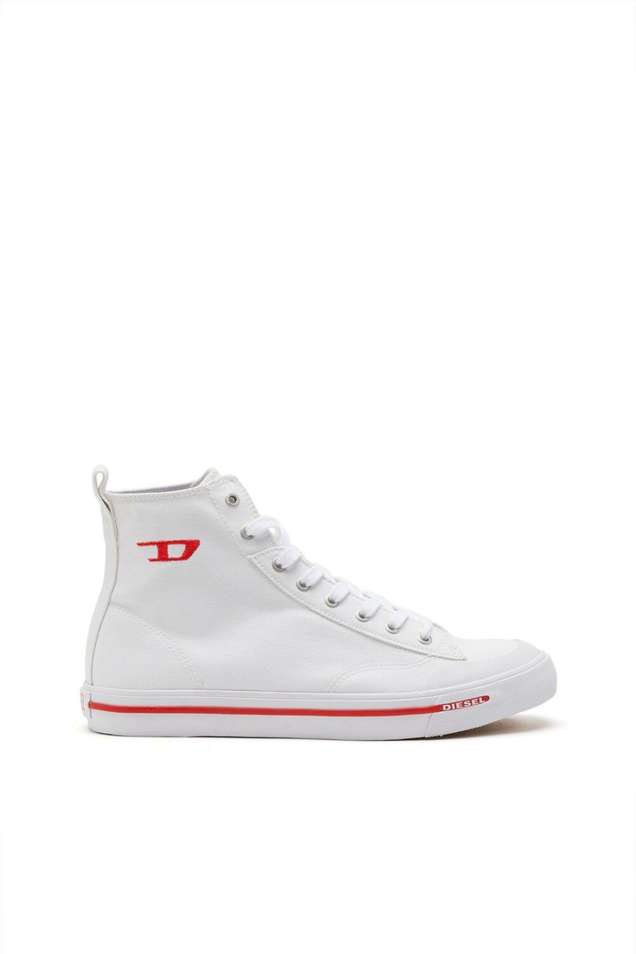 Men Diesel Sneakers | S-Athos Mid White/Red