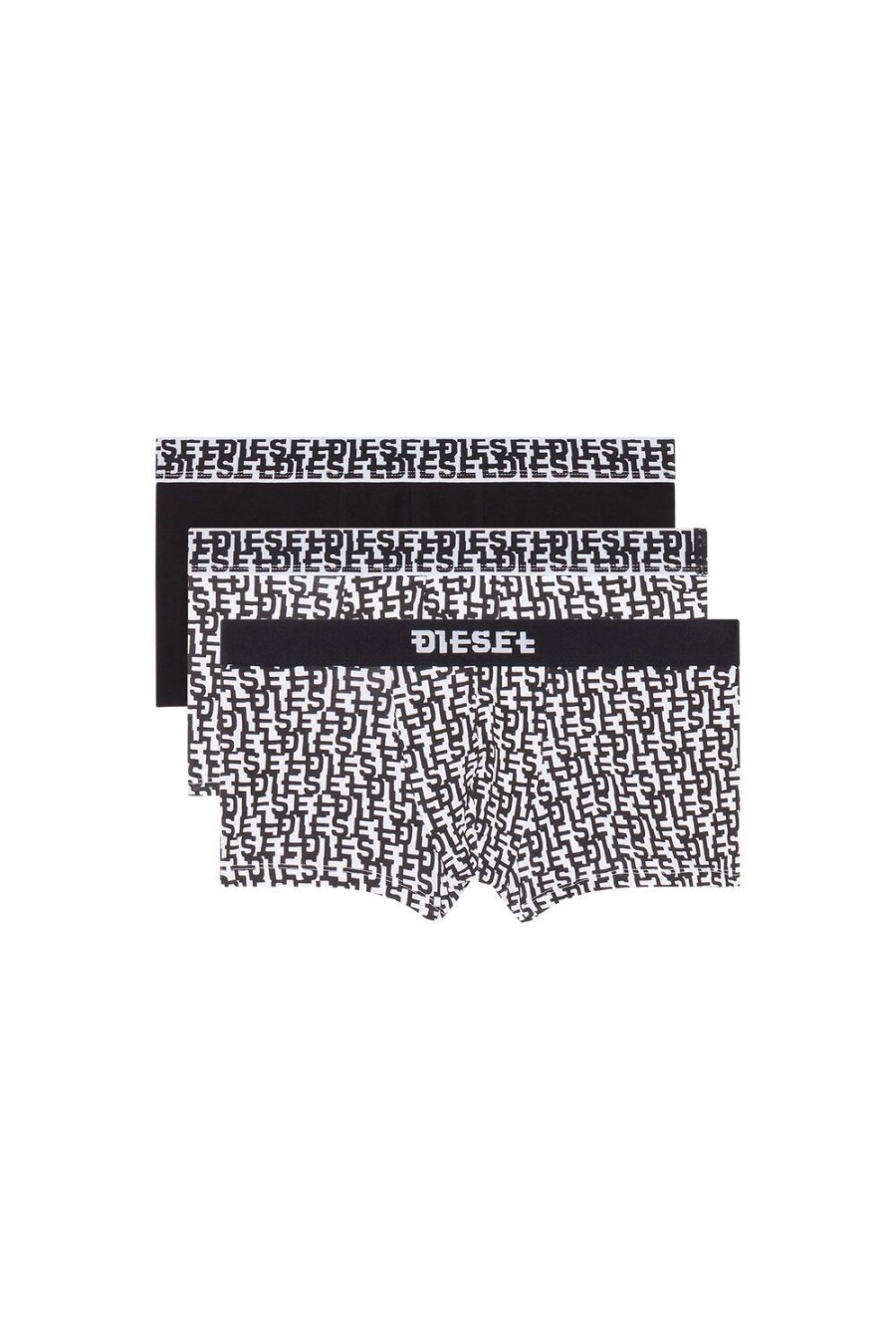 Men Diesel Underwear | Umbx-Damienthreepack Grey/Black