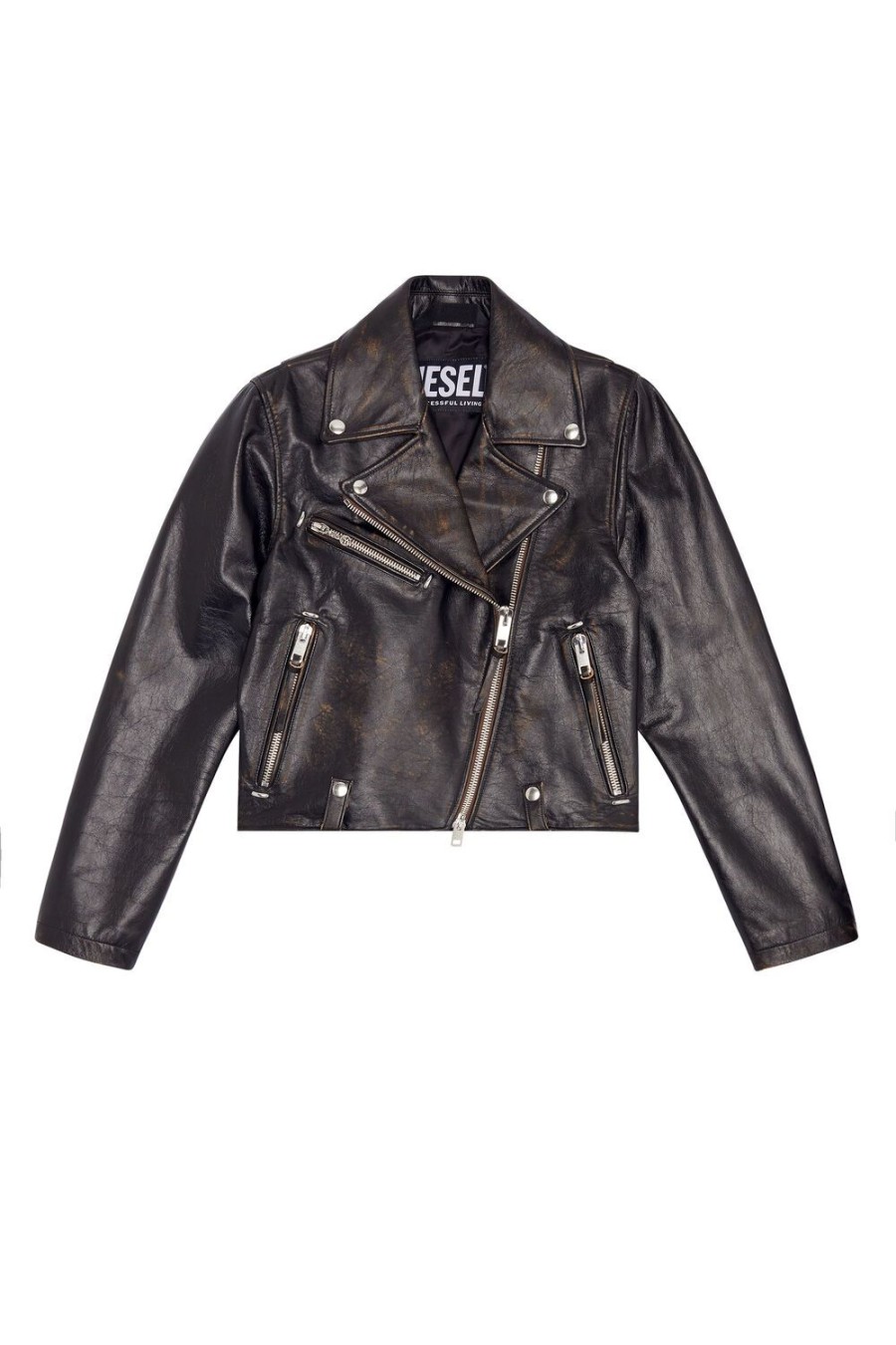 Women Diesel Outerwear And Jackets | L-Edmea-Cl Black