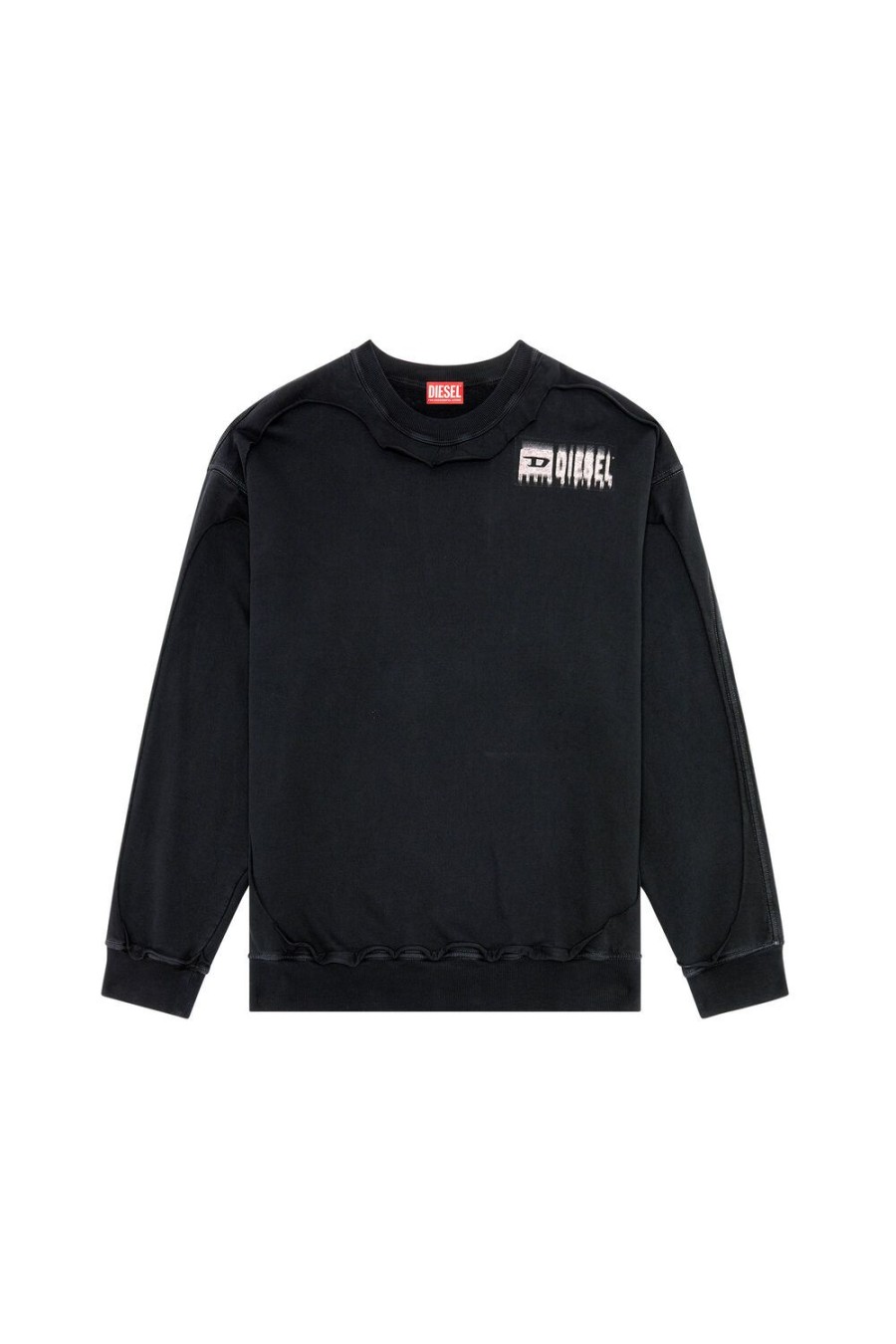 Men Diesel Sweaters | S-Boxt-Dbl Black