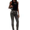 Women Diesel Jeans | Super Skinny Jeans 2017 Slandy 09H88 Black/Dark Grey