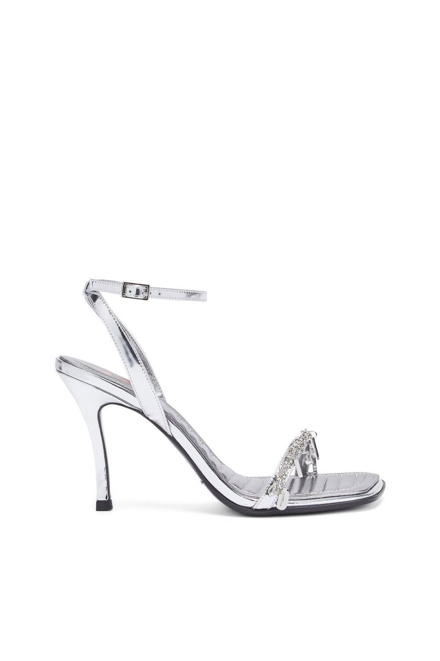 Women Diesel Sandals | D-Vina Sdl Silver